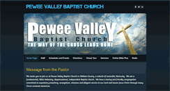Desktop Screenshot of peweevalleybaptistchurch.com